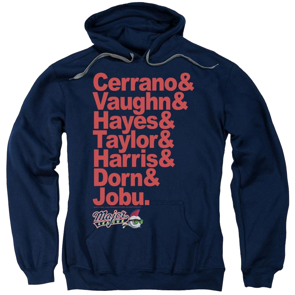 Major League Team Roster Pullover Hoodie Pullover Hoodie Major League   