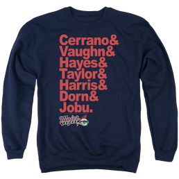 Major League Team Roster Men's Crewneck Sweatshirt Men's Crewneck Sweatshirt Major League   
