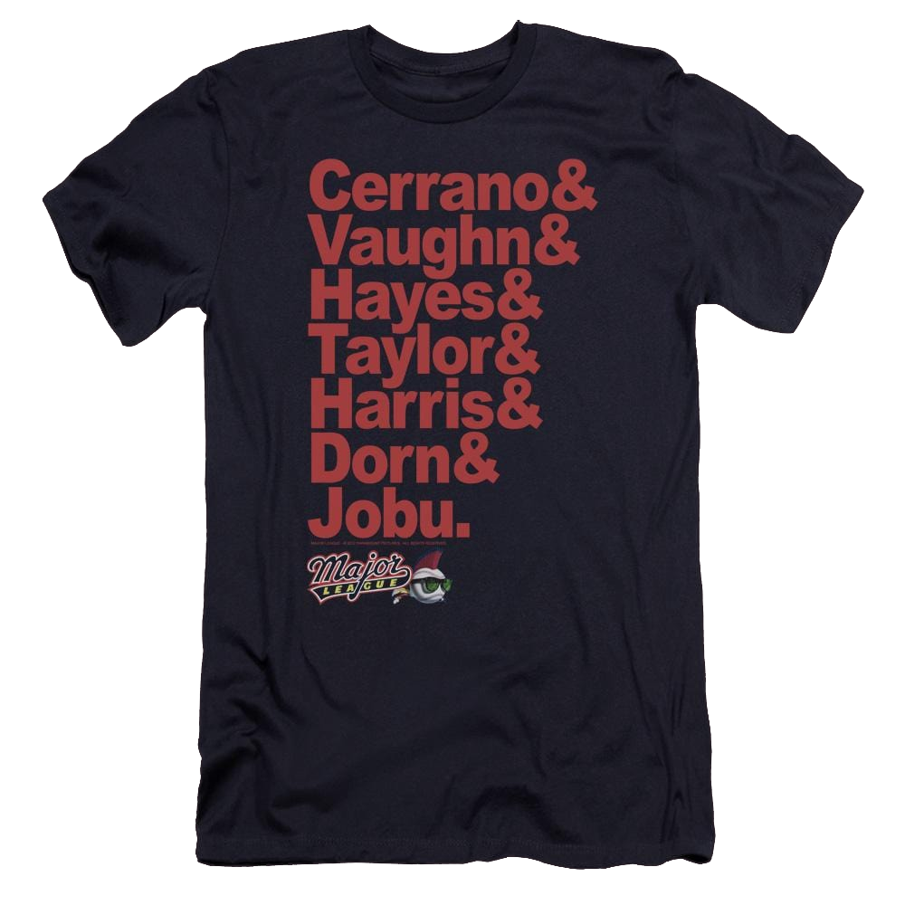 Major League Team Roster Men's Premium Slim Fit T-Shirt Men's Premium Slim Fit T-Shirt Major League   