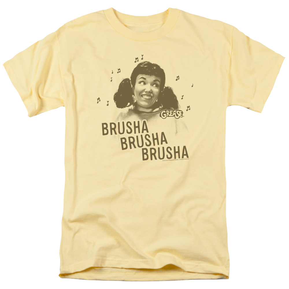 Grease Brusha Brusha Brusha - Men's Regular Fit T-Shirt Men's Regular Fit T-Shirt Grease   