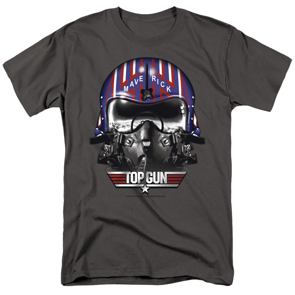 Top Gun Maverick Helmet - Men's Regular Fit T-Shirt Men's Regular Fit T-Shirt Top Gun   