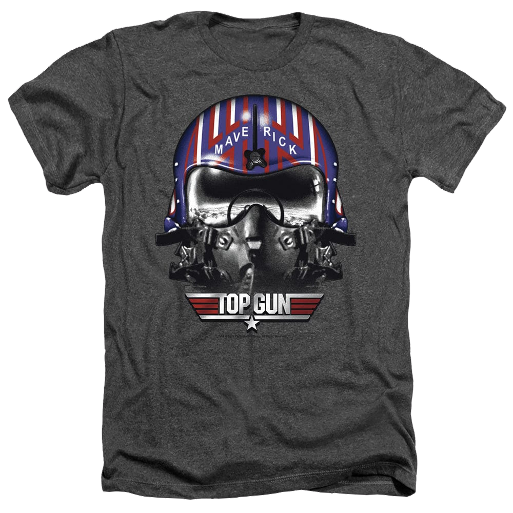 Top Gun Maverick Helmet - Men's Heather T-Shirt Men's Heather T-Shirt Top Gun   