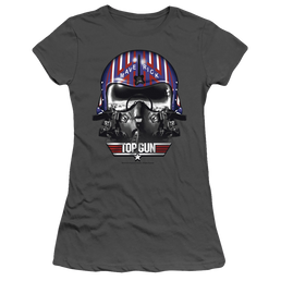 Top Gun Maverick Helmet - Juniors T-Shirt Juniors T-Shirt Top Gun   