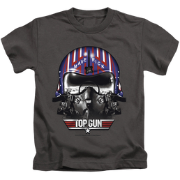 Top Gun Maverick Helmet - Kid's T-Shirt Kid's T-Shirt (Ages 4-7) Top Gun   