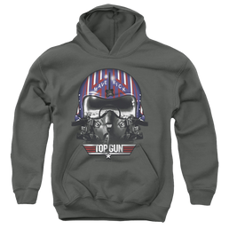 Top Gun Maverick Helmet - Youth Hoodie Youth Hoodie (Ages 8-12) Top Gun   