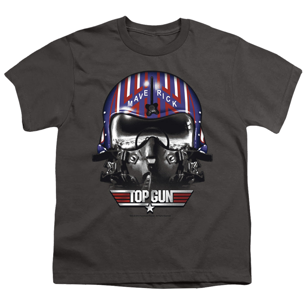 Top Gun Maverick Helmet - Youth T-Shirt Youth T-Shirt (Ages 8-12) Top Gun   