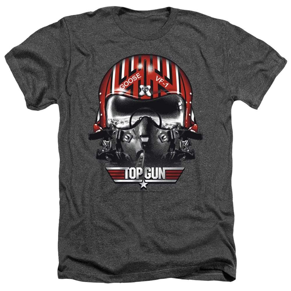 Top Gun Goose Helmet - Men's Heather T-Shirt Men's Heather T-Shirt Top Gun   