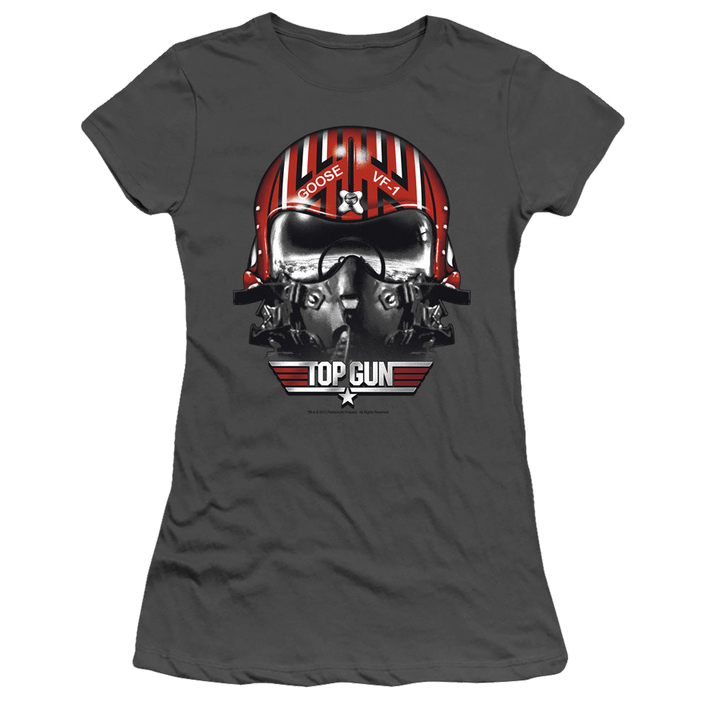 Top Gun Goose Helmet - Juniors T-Shirt Juniors T-Shirt Top Gun   