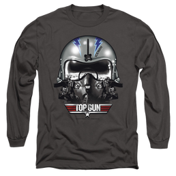 Top Gun Iceman Helmet - Men's Long Sleeve T-Shirt Men's Long Sleeve T-Shirt Top Gun   