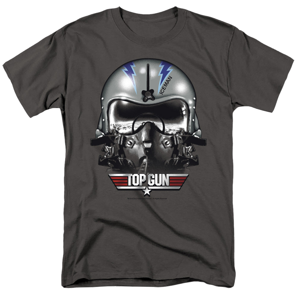 Top Gun Iceman Helmet - Men's Regular Fit T-Shirt Men's Regular Fit T-Shirt Top Gun   