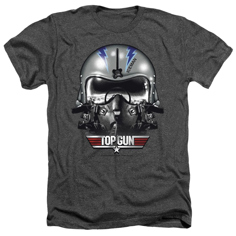 Top Gun Iceman Helmet - Men's Heather T-Shirt Men's Heather T-Shirt Top Gun   