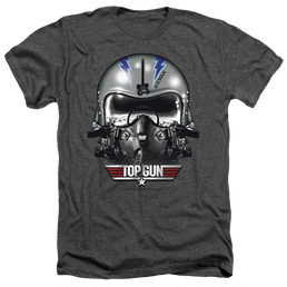 Top Gun Iceman Helmet - Men's Heather T-Shirt Men's Heather T-Shirt Top Gun   