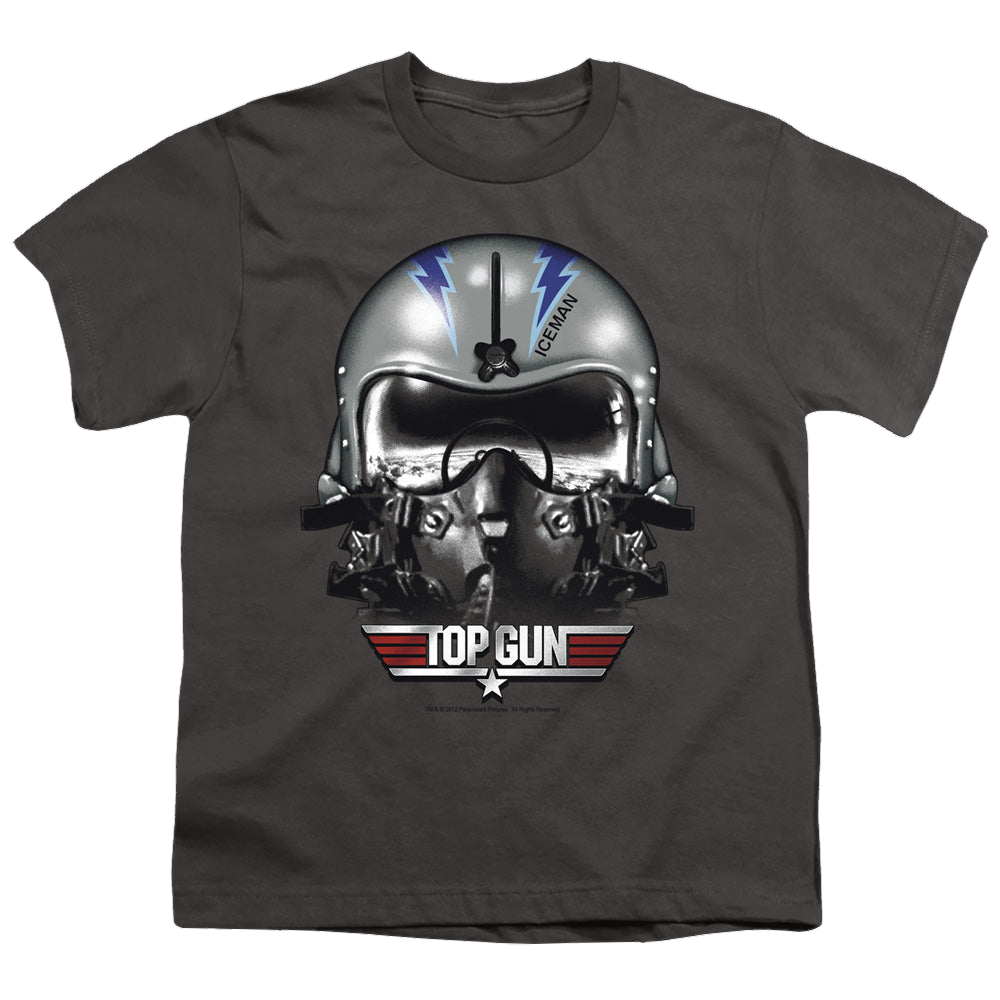 Top Gun Iceman Helmet - Youth T-Shirt Youth T-Shirt (Ages 8-12) Top Gun   