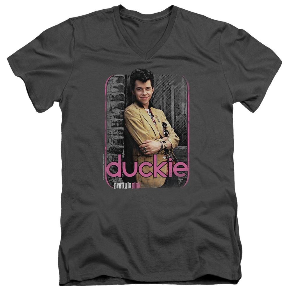 Pretty in Pink Just Duckie - Men's V-Neck T-Shirt Men's V-Neck T-Shirt Pretty in Pink   