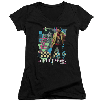Pretty in Pink A Duckman - Juniors V-Neck T-Shirt Juniors V-Neck T-Shirt Pretty in Pink   
