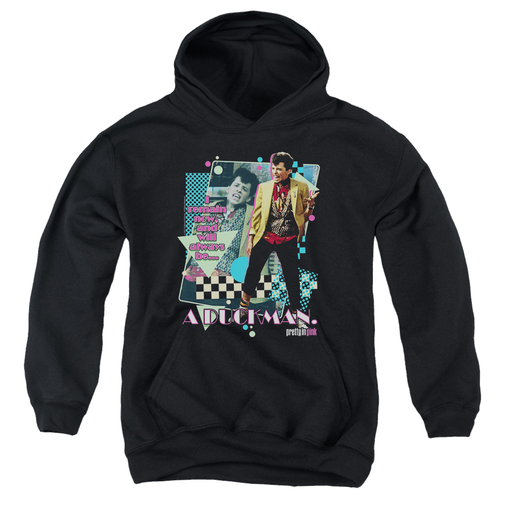 Pretty in Pink A Duckman - Youth Hoodie Youth Hoodie (Ages 8-12) Pretty in Pink   