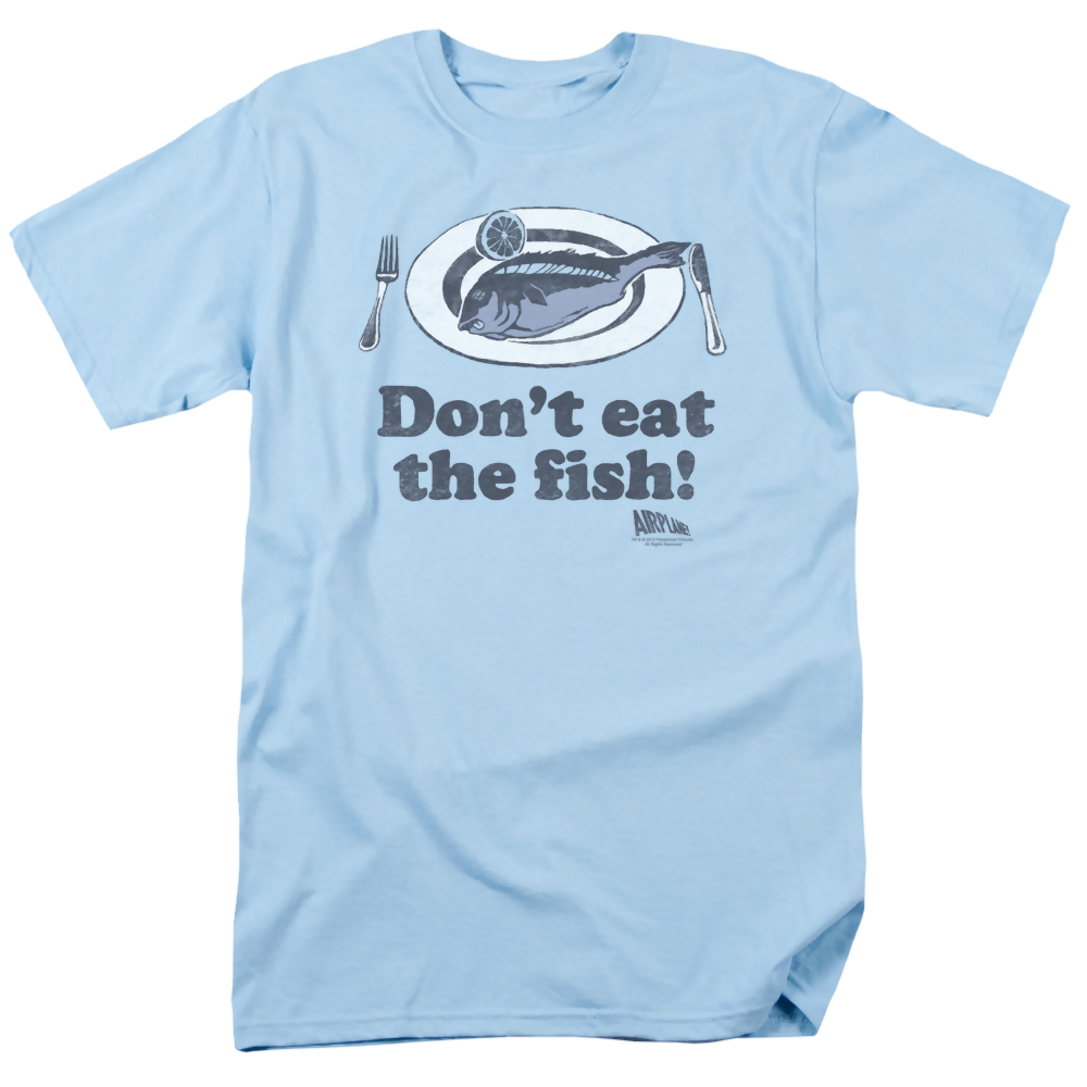 Airplane Dont Eat The Fish - Men's Regular Fit T-Shirt Men's Regular Fit T-Shirt Airplane   
