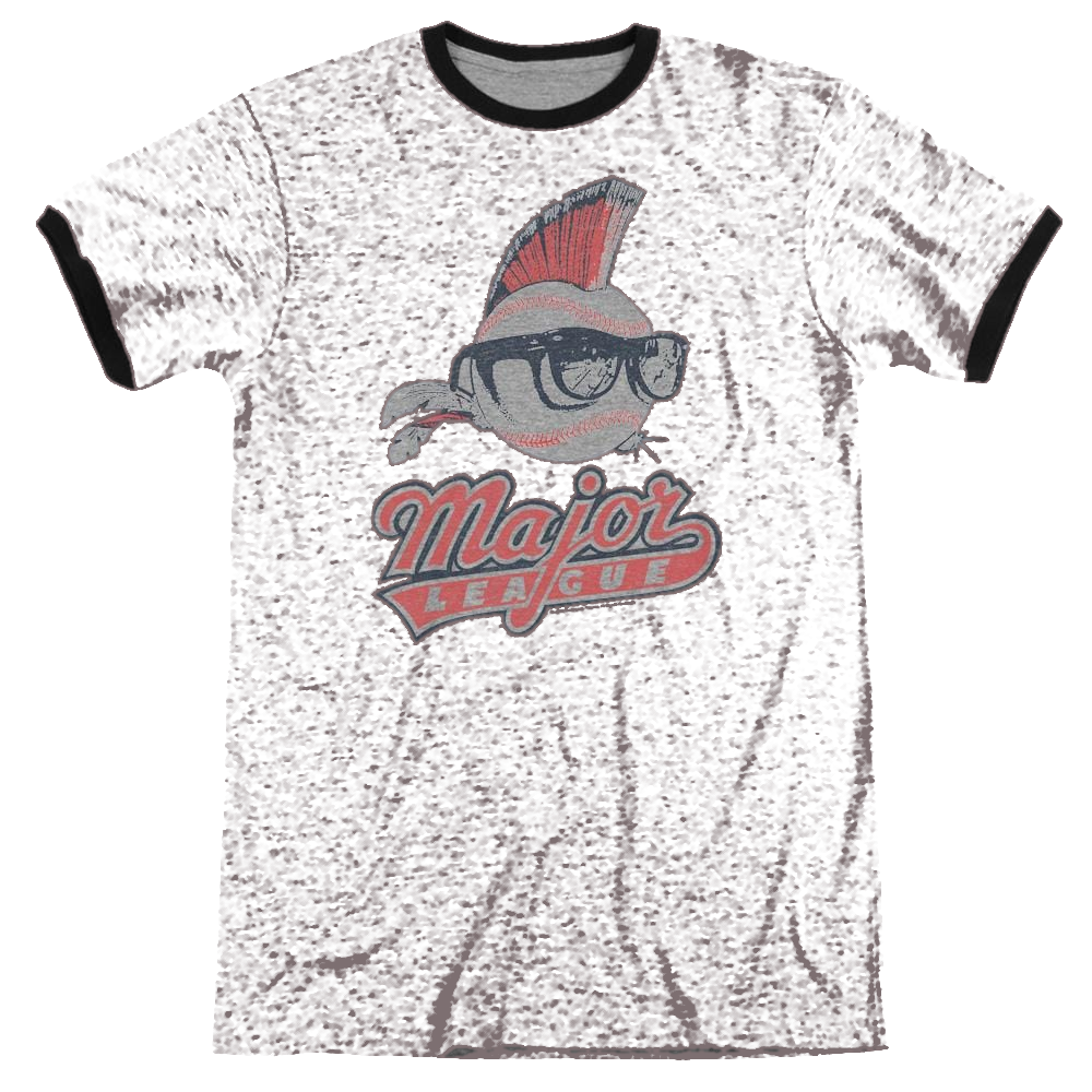 Major League Vintage Logo Men's Ringer T-Shirt Men's Ringer T-Shirt Major League   