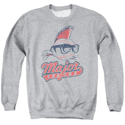 Major League Vintage Logo Men's Crewneck Sweatshirt Men's Crewneck Sweatshirt Major League   