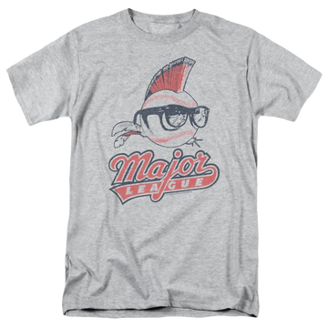 Athletic heather men's regular fit t-shirt with Major League Vintage Logo graphic