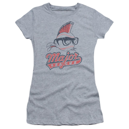 Major League Vintage Logo Juniors T-Shirt Juniors T-Shirt Major League   
