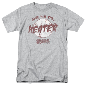 Athletic heather men's regular fit t-shirt with Major League The Heater graphic