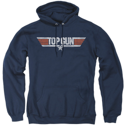 Top Gun Distressed Logo - Pullover Hoodie Pullover Hoodie Top Gun   