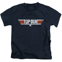 Top Gun Distressed Logo - Kid's T-Shirt Kid's T-Shirt (Ages 4-7) Top Gun   