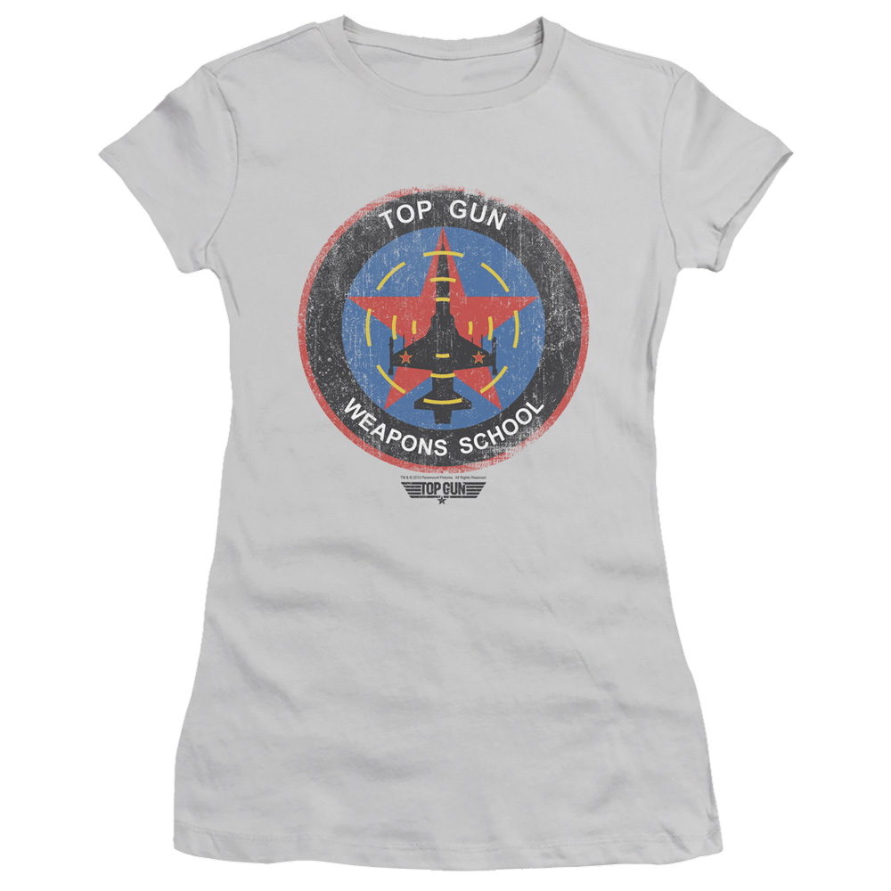 Top Gun Flight School Logo - Juniors T-Shirt Juniors T-Shirt Top Gun   