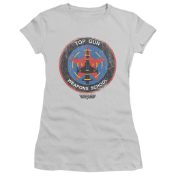 Top Gun Flight School Logo - Juniors T-Shirt Juniors T-Shirt Top Gun   
