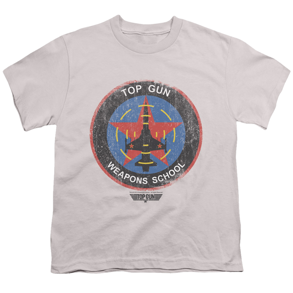Top Gun Flight School Logo - Youth T-Shirt Youth T-Shirt (Ages 8-12) Top Gun   
