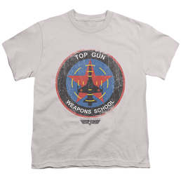 Top Gun Flight School Logo - Youth T-Shirt Youth T-Shirt (Ages 8-12) Top Gun   