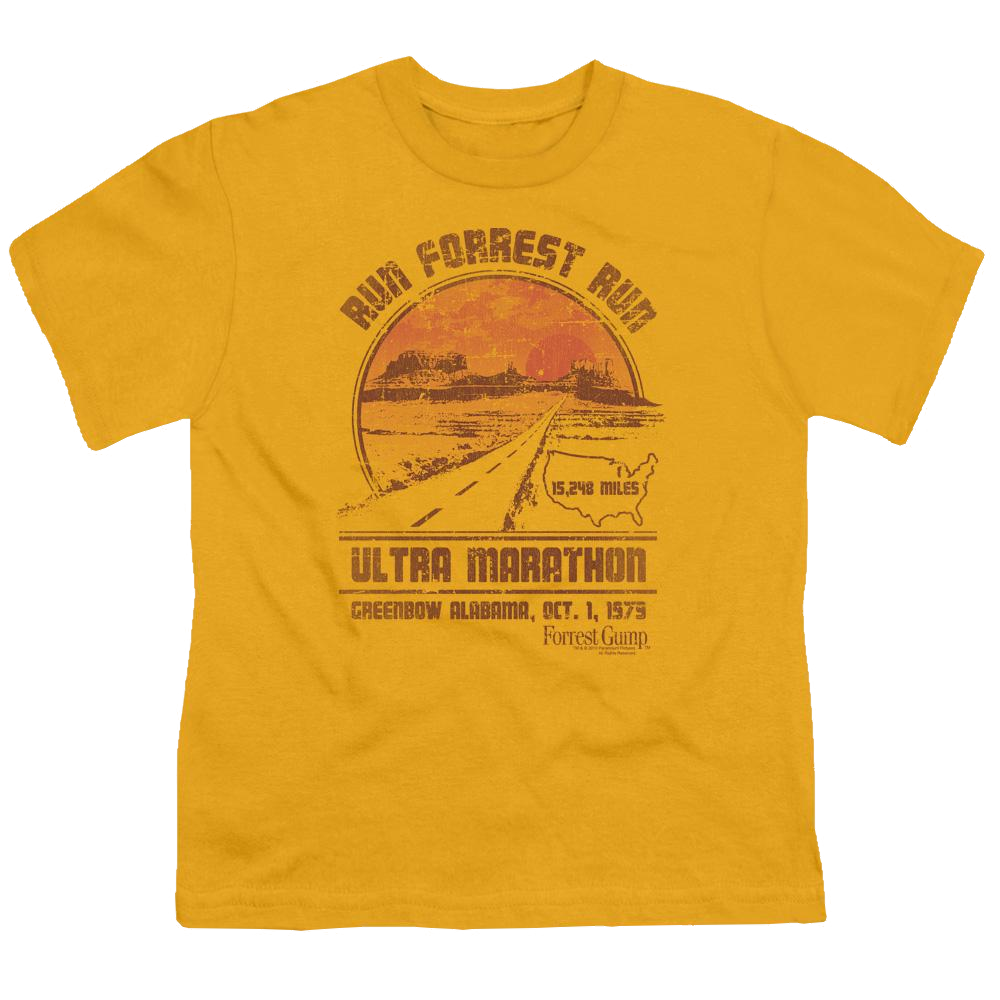 Forrest Gump Ultra Marathon - Youth T-Shirt (Ages 8-12) Youth T-Shirt (Ages 8-12) Forrest Gump   