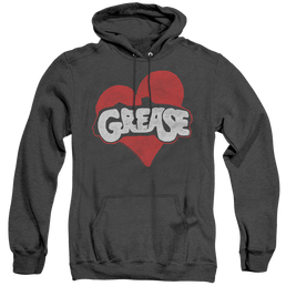 Grease Heart - Heather Pullover Hoodie Heather Pullover Hoodie Grease   