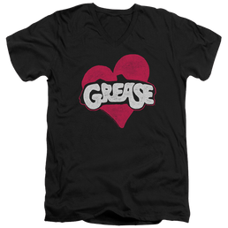 Grease Heart - Men's V-Neck T-Shirt Men's V-Neck T-Shirt Grease   