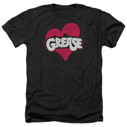 Grease Heart - Men's Heather T-Shirt Men's Heather T-Shirt Grease   