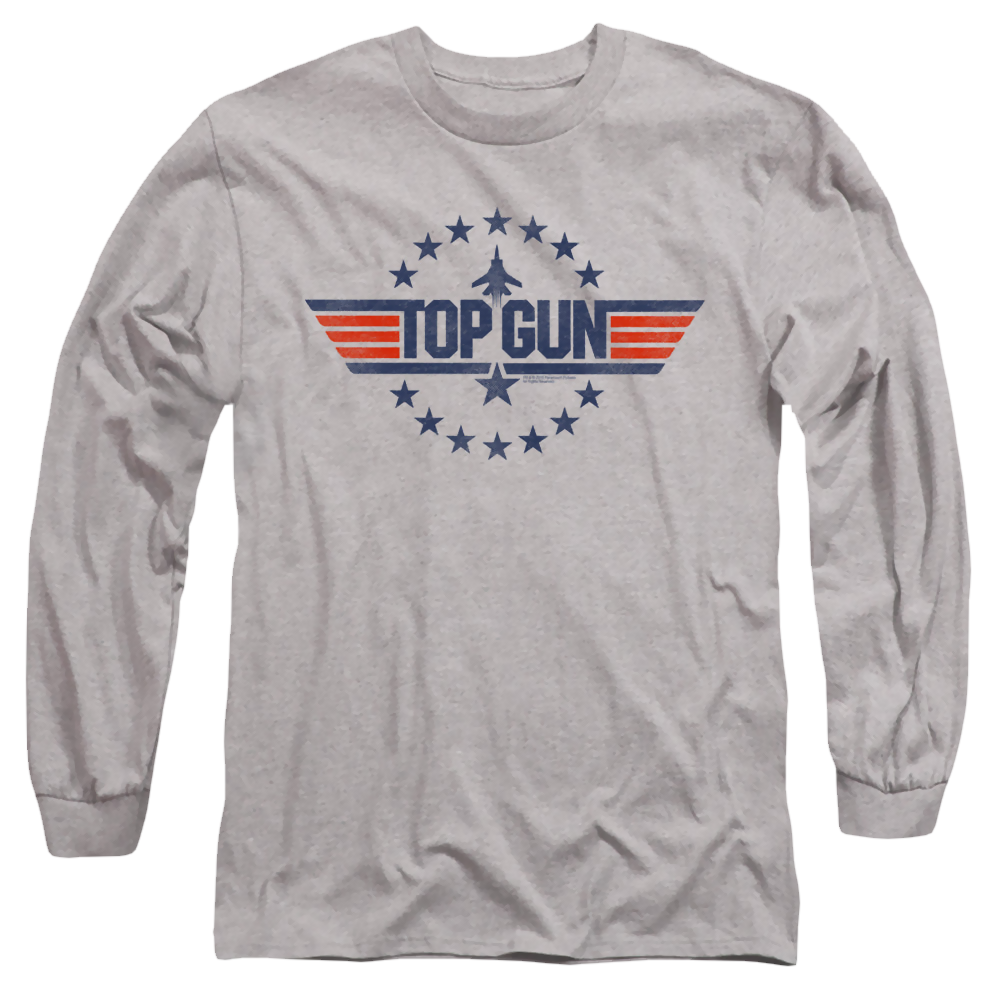 Top Gun Star Logo - Men's Long Sleeve T-Shirt Men's Long Sleeve T-Shirt Top Gun   
