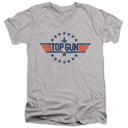 Top Gun Star Logo - Men's V-Neck T-Shirt Men's V-Neck T-Shirt Top Gun   
