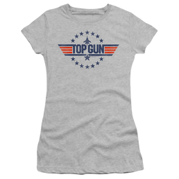 Top Gun Star Logo - Juniors T-Shirt Juniors T-Shirt Top Gun   