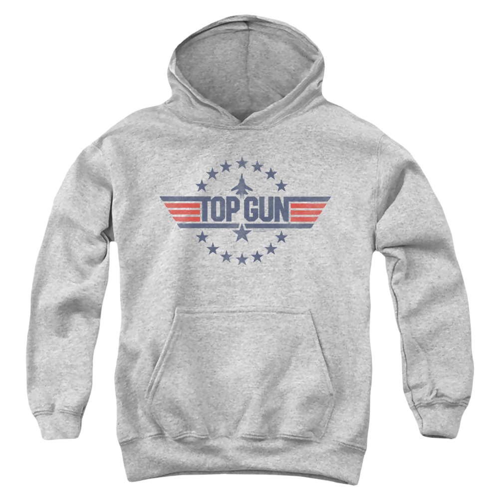 Top Gun Star Logo - Youth Hoodie Youth Hoodie (Ages 8-12) Top Gun   