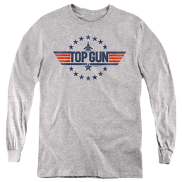 Top Gun Star Logo - Youth Long Sleeve T-Shirt Youth Long Sleeve T-Shirt Top Gun   