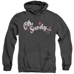 Grease Oh Sandy - Heather Pullover Hoodie Heather Pullover Hoodie Grease   