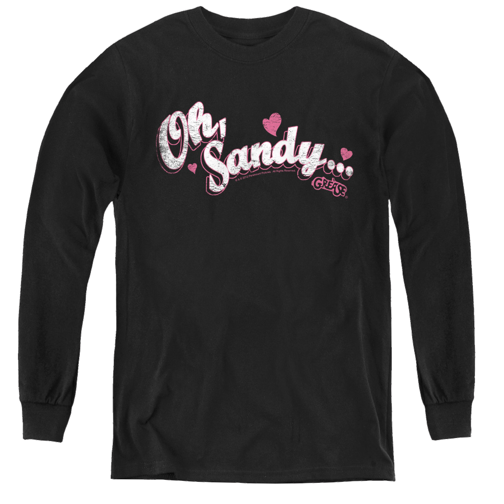 Grease Oh Sandy - Youth Long Sleeve T-Shirt Youth Long Sleeve T-Shirt Grease   
