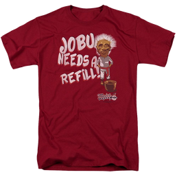 Major League Jobu Needs A Refill Men's Regular Fit T-Shirt Men's Regular Fit T-Shirt Major League   
