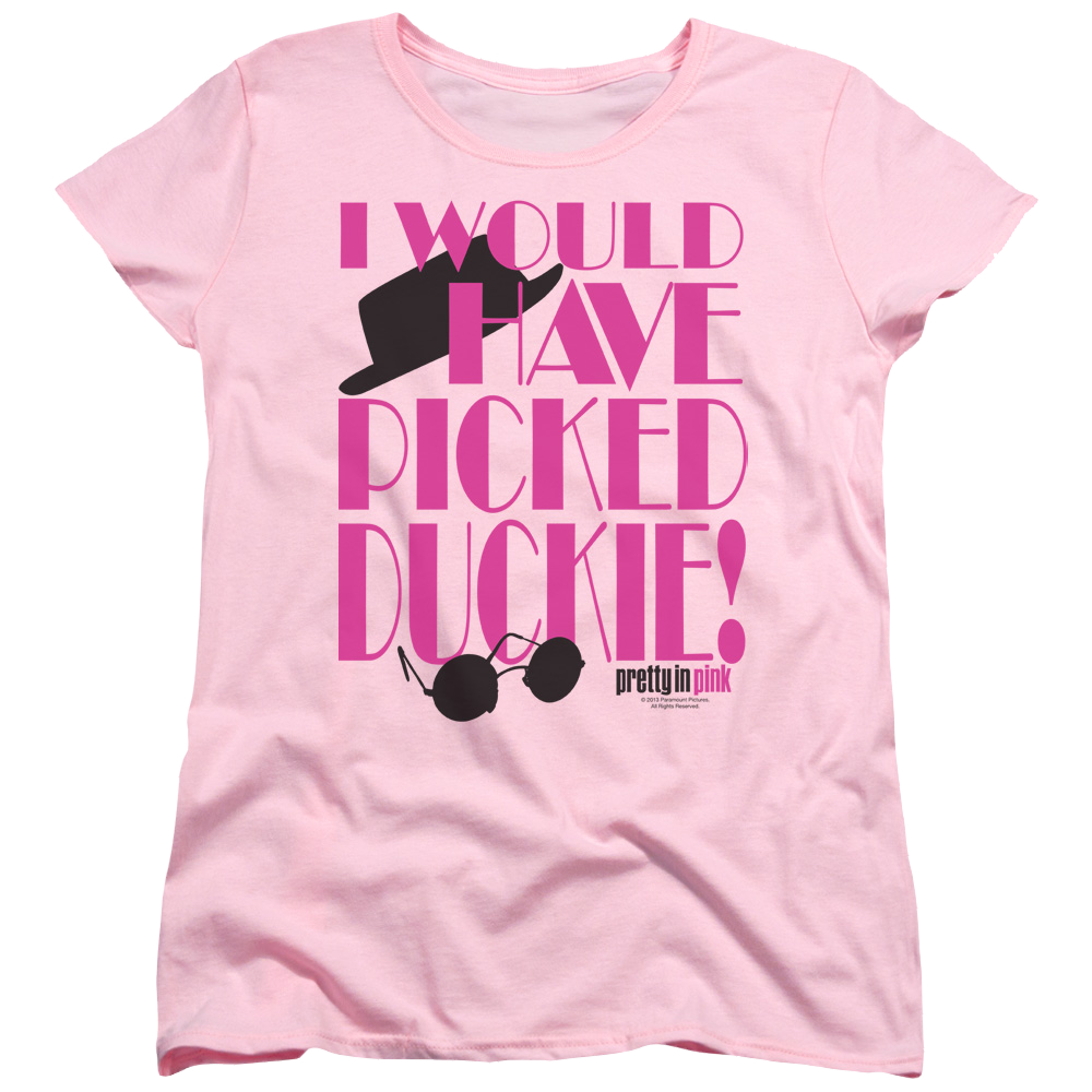 Pretty in Pink Picked Duckie - Women's T-Shirt Women's T-Shirt Pretty in Pink   