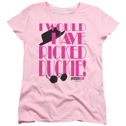 Pretty in Pink Picked Duckie - Women's T-Shirt Women's T-Shirt Pretty in Pink   