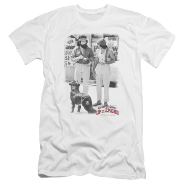 Cheech And Chong Square Premium Adult Slim Fit T-Shirt Men's Premium Slim Fit T-Shirt Cheech & Chong   