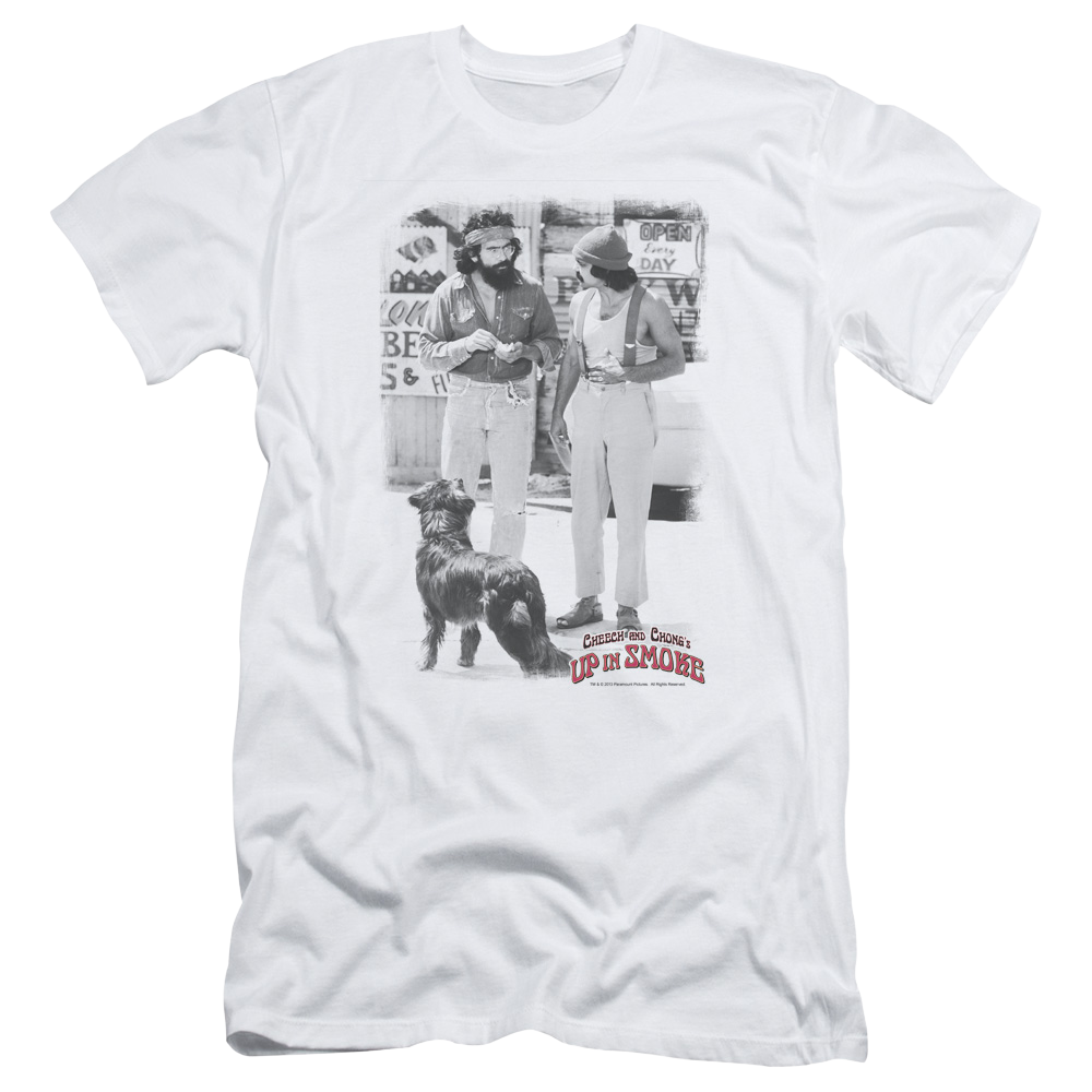 Up in Smoke Square - Men's Slim Fit T-Shirt Men's Slim Fit T-Shirt Cheech & Chong   