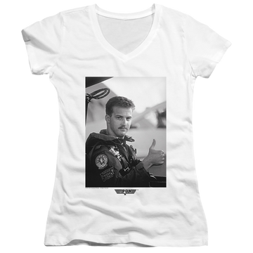 Top Gun Wingman - Juniors V-Neck T-Shirt Juniors V-Neck T-Shirt Top Gun   