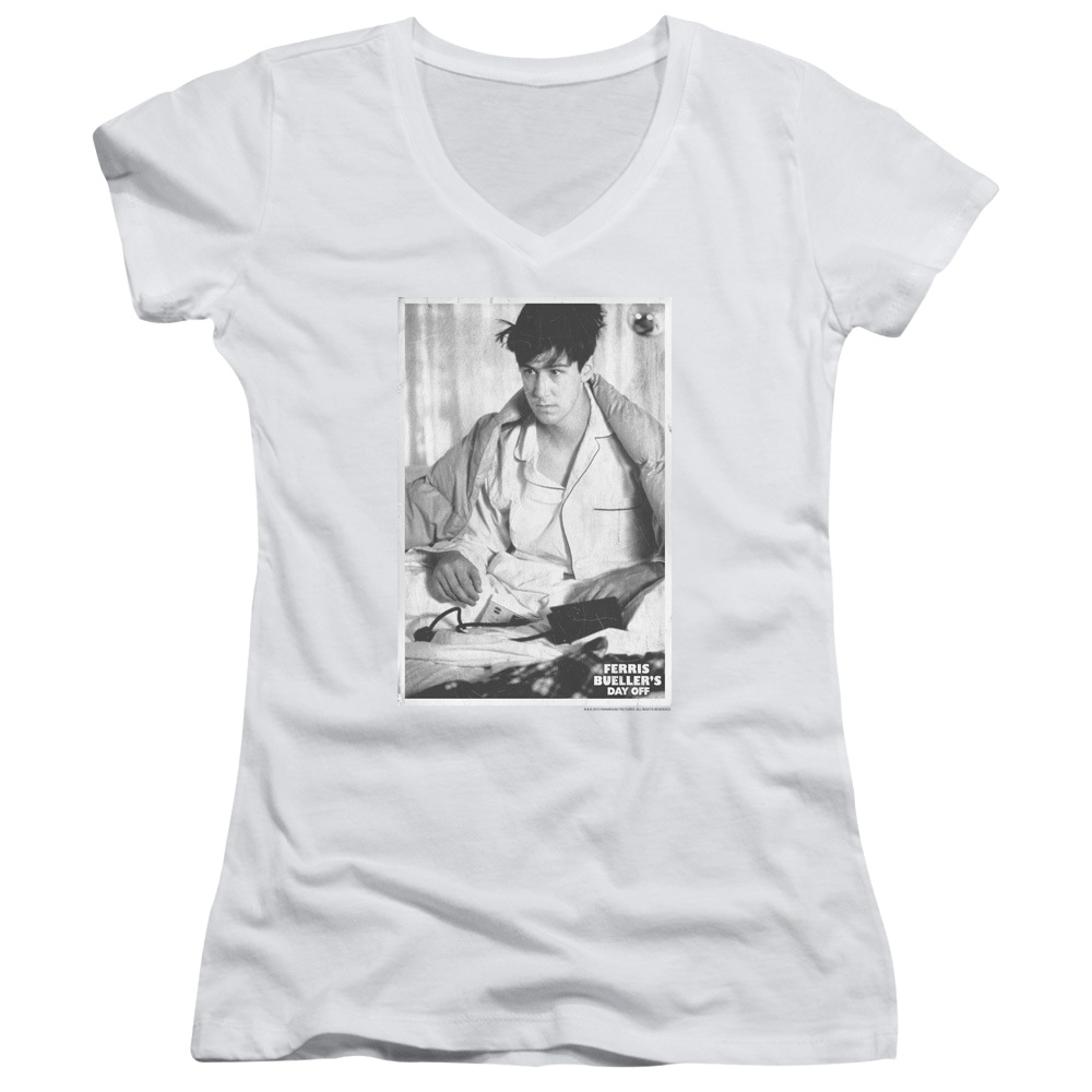 Ferris Bueller's Day Off Cameron - Juniors V-Neck T-Shirt Juniors V-Neck T-Shirt Ferris Bueller's Day Off   